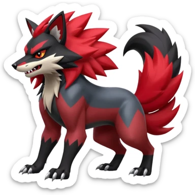 Zeraora-Zoroark-Obstagoon--fusion sticker