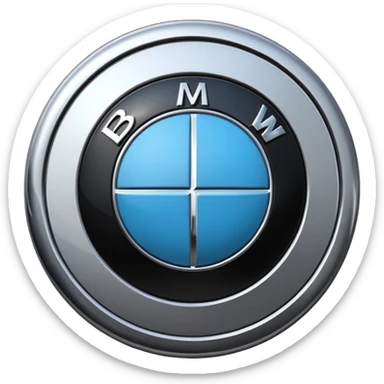 bmw logo icon sticker