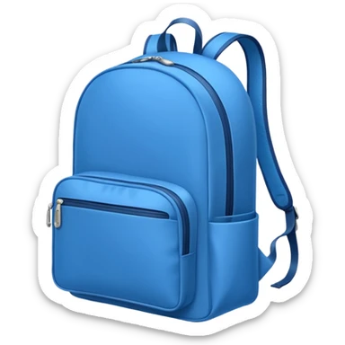 blue backpack sticker