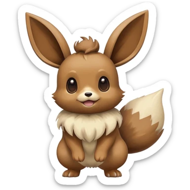  Buneary-Eevee-Hybrid (Full body) sticker