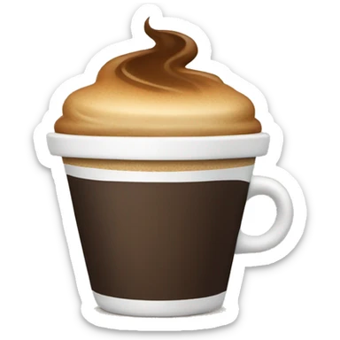 Coffee sticker
