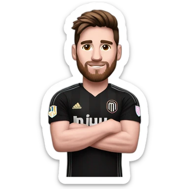 Messi Avec le maillot de inter miami sticker