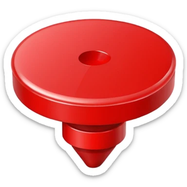 round pushpin sticker