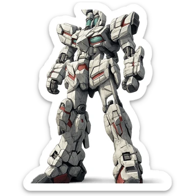 Full-height Gundam RX-0 Unicorn sticker