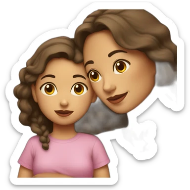 Mama hijo y hija sticker