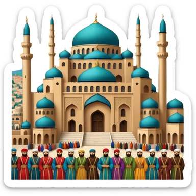 The Ottoman Empire in the year 1453The year of the Ottoman Empire 1453  sticker