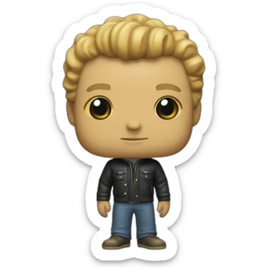 Pop figurine sticker