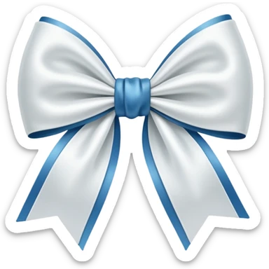 Un noeud blanc sticker