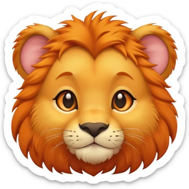 Simba from The Lion King sticker