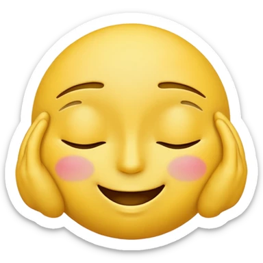 a dreaming emoji sticker