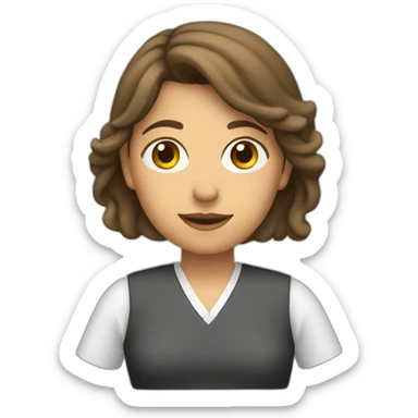 Mujer conduciendo  sticker