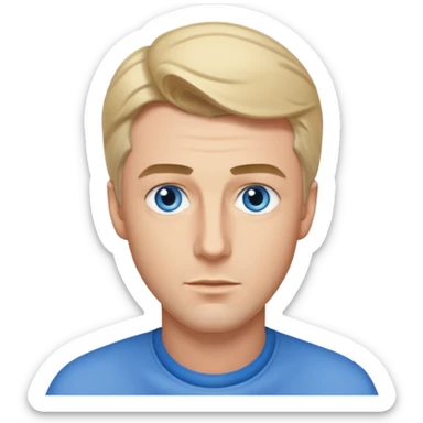 James Stewart with blue eyes sticker