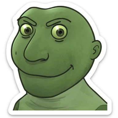 A man taking a golf drive off the tee in the rain wearing wellington boots  sticker