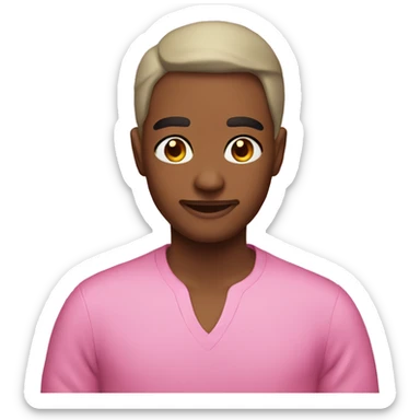 Pink christmas  sticker