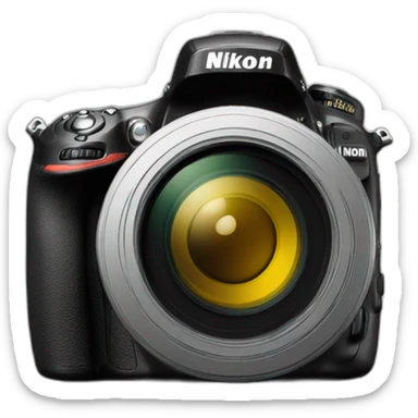 nikon camera photo sticker