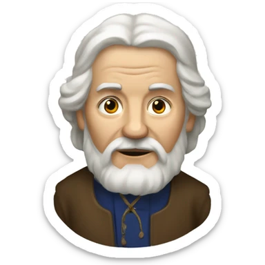 Baltic German Russian Métis Quaker sticker