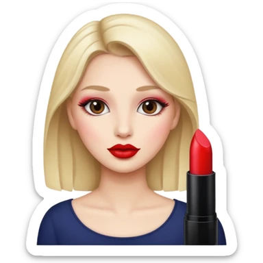 Fille maquiller sticker