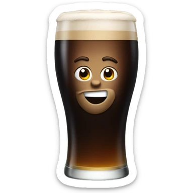 Guinness pint sticker