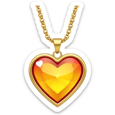 Bijoux Coeur doré espagnol doré rayon lumineux sticker