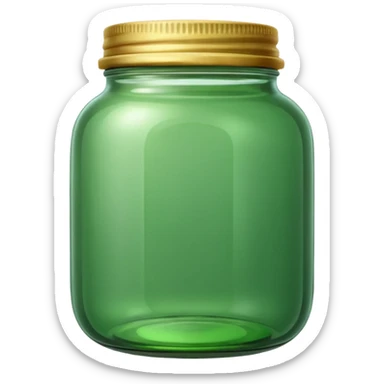 green jar  sticker