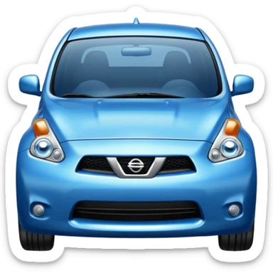 Nissan blue sticker