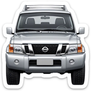 Nissan Patrol y62 - Nissan (Model Year: 2022) (Iconic colour: Silver) sticker