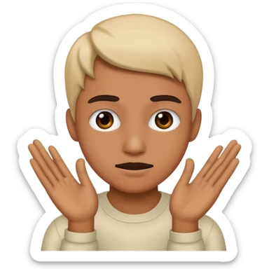 Make a person doing the 67 meme sticker