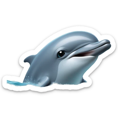 dolphin doing the "I just want to be part of your symphony" meme sticker