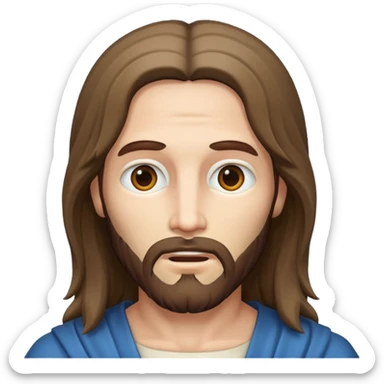 Jesus popping out  sticker