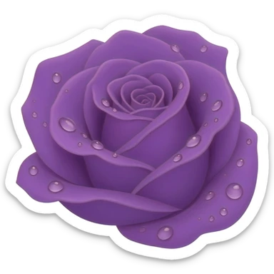 Purple Rose sticker