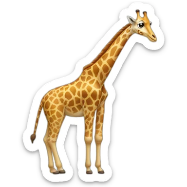 Girafe qui danse sticker