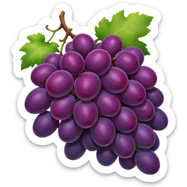 dark grapes sticker