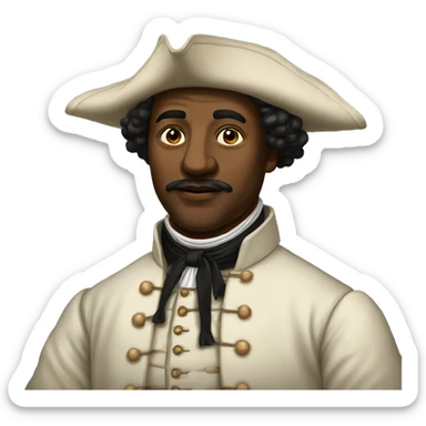 while man from 1600s virginia sticker