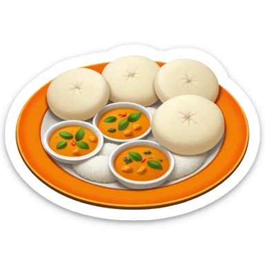 Idli sambar sticker