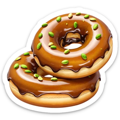Donuts pistachios sticker