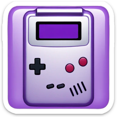 GameBoy Color Atomic Purple sticker