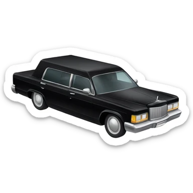Funeral car  sticker