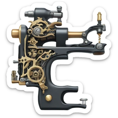 tattoo machine  sticker