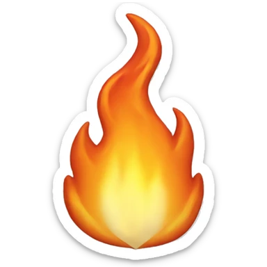 Flame  sticker