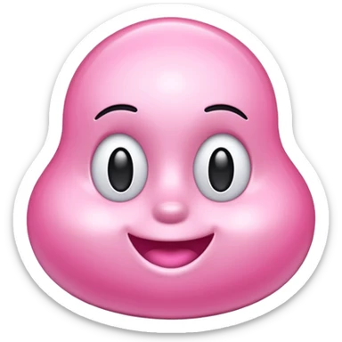 Shoppe rosa 3D sticker