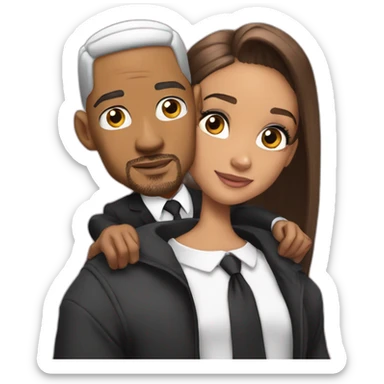 Will smith mix with ariana grande sticker