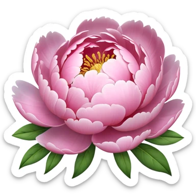 peony pastel sticker