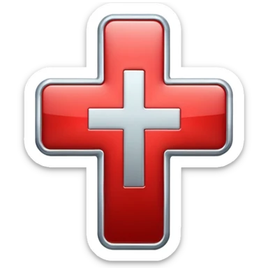 medical Cross  sticker