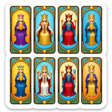 tarot cards sticker