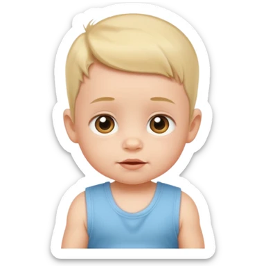 baby sleveless  sticker