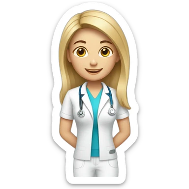 physiotherapist indisn gril sticker