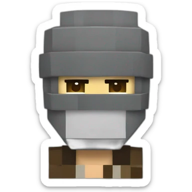 minecraft-ninja sticker