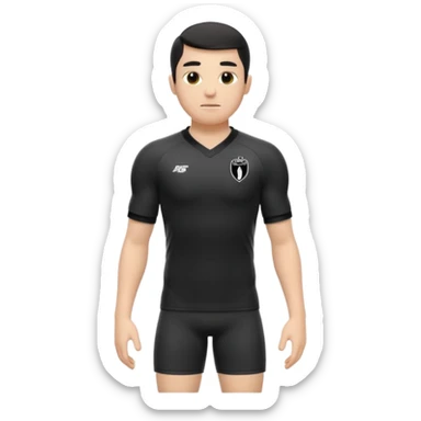maillot football bande noir torse sans numéro ni logo sticker