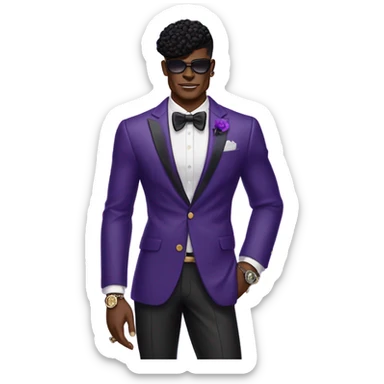 Lamar jackson baddie sticker