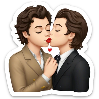 Harry styles kissing  sticker